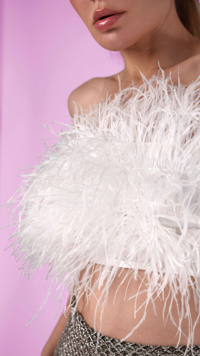 The Aviana Feather Tube Top and The Glitz Peekaboo Skirt Free Sewing Patterns