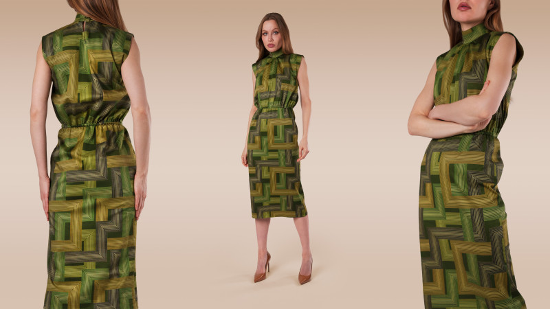 The Marostica Midi Dress Free Sewing Pattern | Mood Sewciety