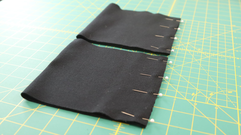 How To Sew The Inseam of The Sleeve Cuffs For The Jet Jogger Set in Rib Knit Fashion Fabric