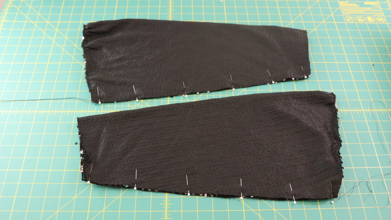 How To Sew The Inseam of The Sleeves For The Jet Jogger Set in Sequins Fashion Fabric