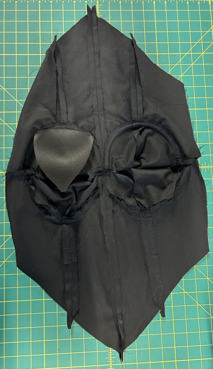 How To Turn the Bodice using the Black Cotton Sateen Fashion Fabric for the Valentina V-Waist Dress Free Sewing Pattern by Mood Fabrics.