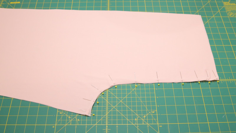 Sew the Back Pants together at center back.