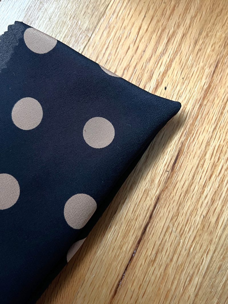 How to turn the ruffle right side out and press the edges
