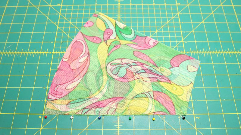 How to sew the lower sleeve together at the inseam.