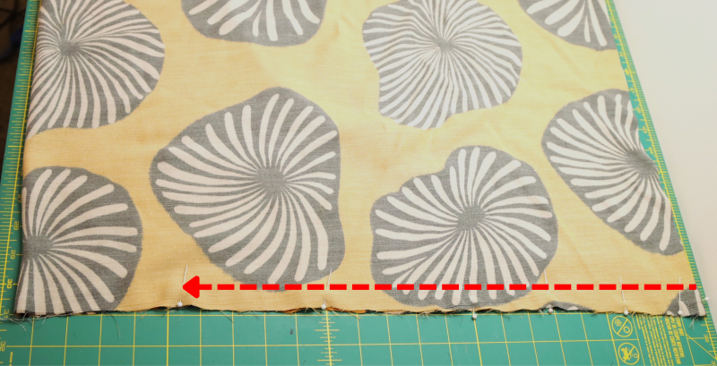How to sew the top and bottom corners up to the wrist opening