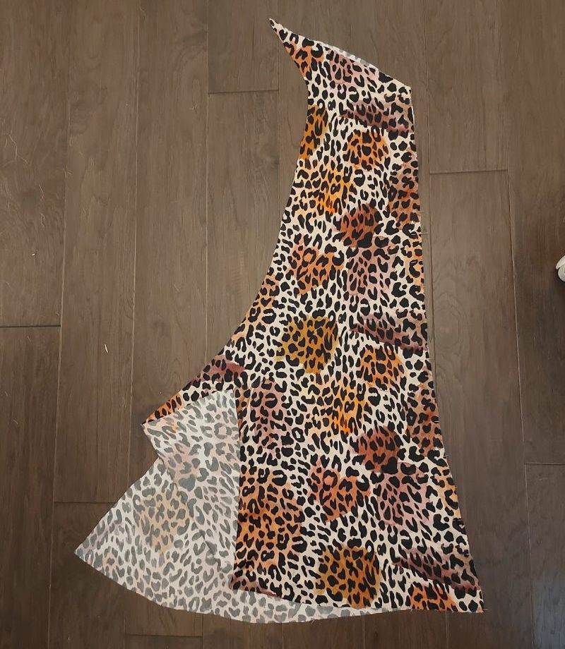 How To Pin Sew Back French Seam Step One - Rayon Challis Fashion Fabric - MDF449 - Tropea High Slit Slip Dress Free Sewing Pattern - Mood Fabrics Sewciety Blog