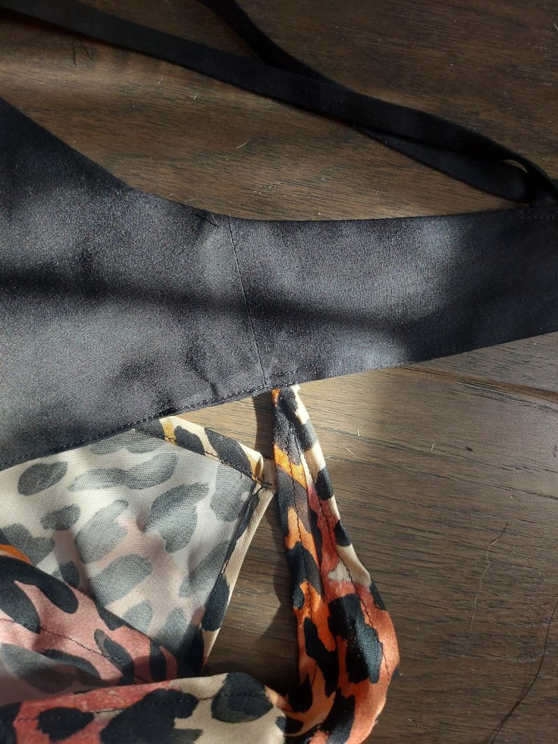 How To Sew Tuck Stitch Right Dress - Rayon Challis Fashion Fabric - MDF449 - Tropea High Slit Slip Dress Free Sewing Pattern - Mood Fabrics Sewciety Blog