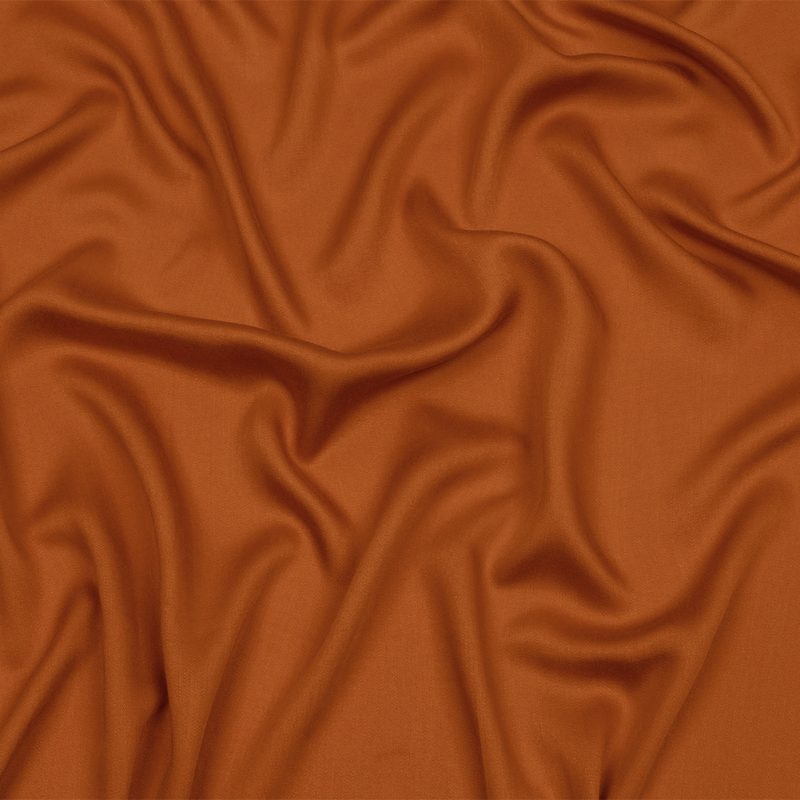 Rayon Challis - Harvest Pumpkin - Mood Exclusive Vivian Collection - Mood Fabrics - Item Number MD0865 - Perfect for Transitional Sewing Patterns