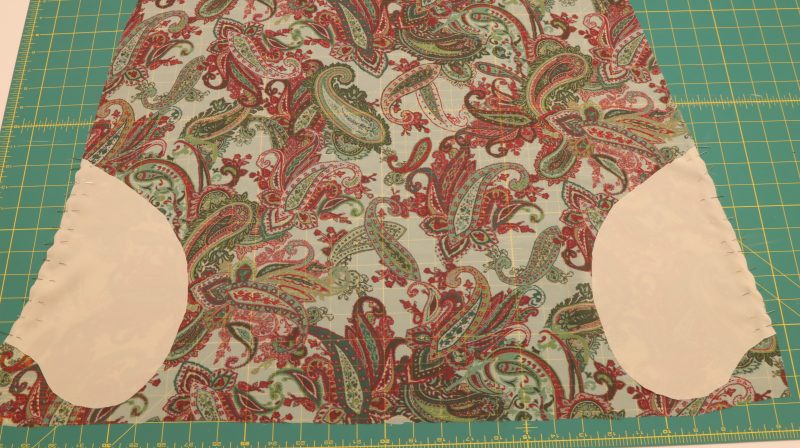 How To Pin-Sew Side Seam Pockets - Polyester-Double-Georgette-Mimosa-Collection - Baratti Blouson Dress - MDF457 - Mood Fabrics Sewciety Blog Pin and sew pockets to side seams of main fabric.