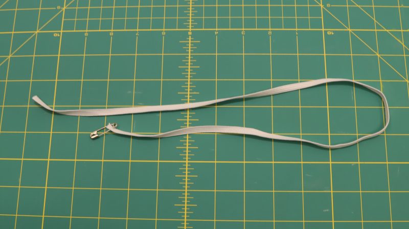 How To Attach Elastic To Safety Pin - Elastic-Trimming - Baratti Blouson Dress - MDF457 - Mood Fabrics Sewciety Blog Attach elastic to safety pin.