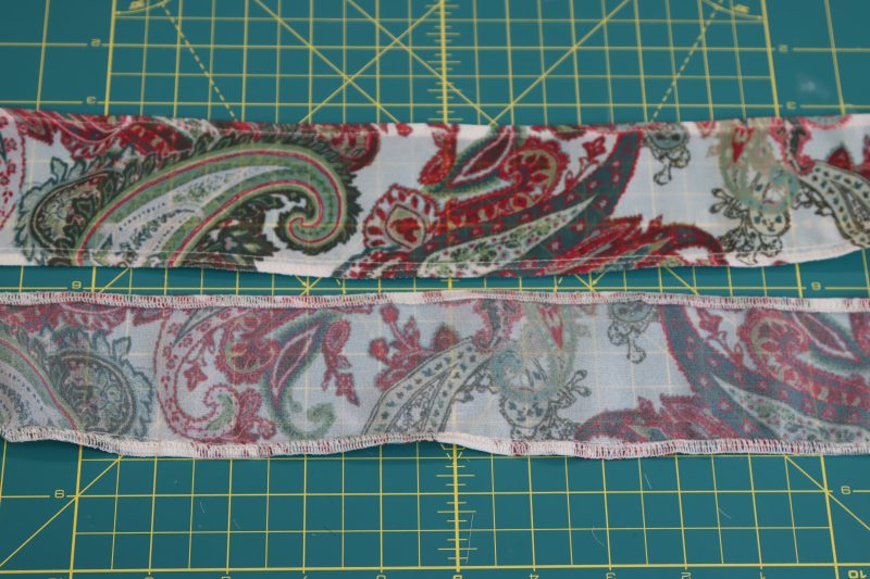 How To Serge Raw Edges Ruffles - Italian-Polyester-Georgette - Baratti Blouson Dress - MDF457 - Mood Fabrics Sewciety Blog Serge or sew a rolled hem on raw edges of ruffles.
