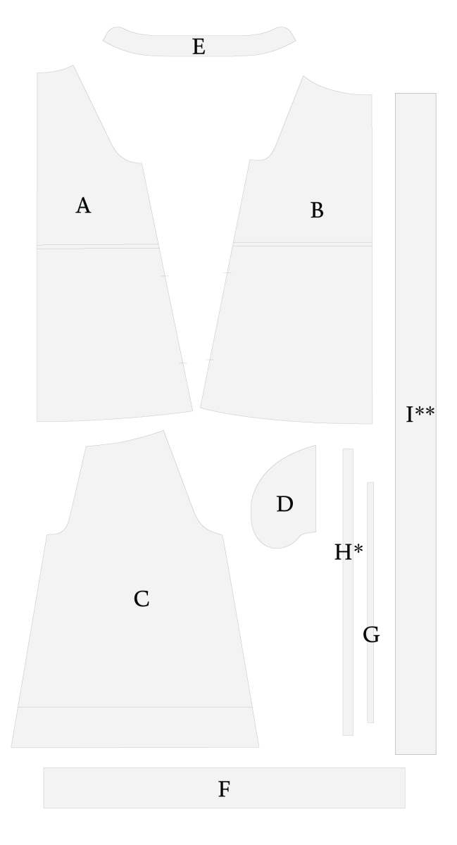 Baratti Blouson Dress Free Sewing Pattern MDF457 Pattern Pieces Mood Fabrics Sewciety Blog
