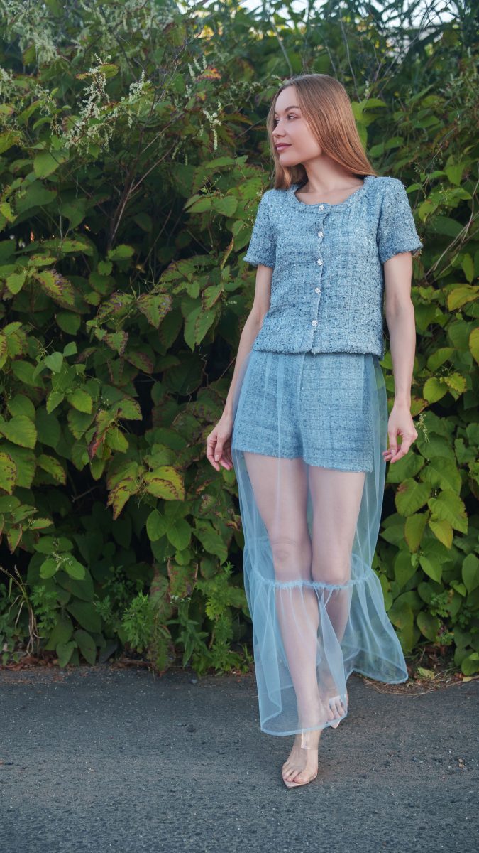 Cannes Ensemble Free Sewing Pattern - Model Photos - Mood Fabrics Sewciety Blog - Free Sewing Pattern MDF461