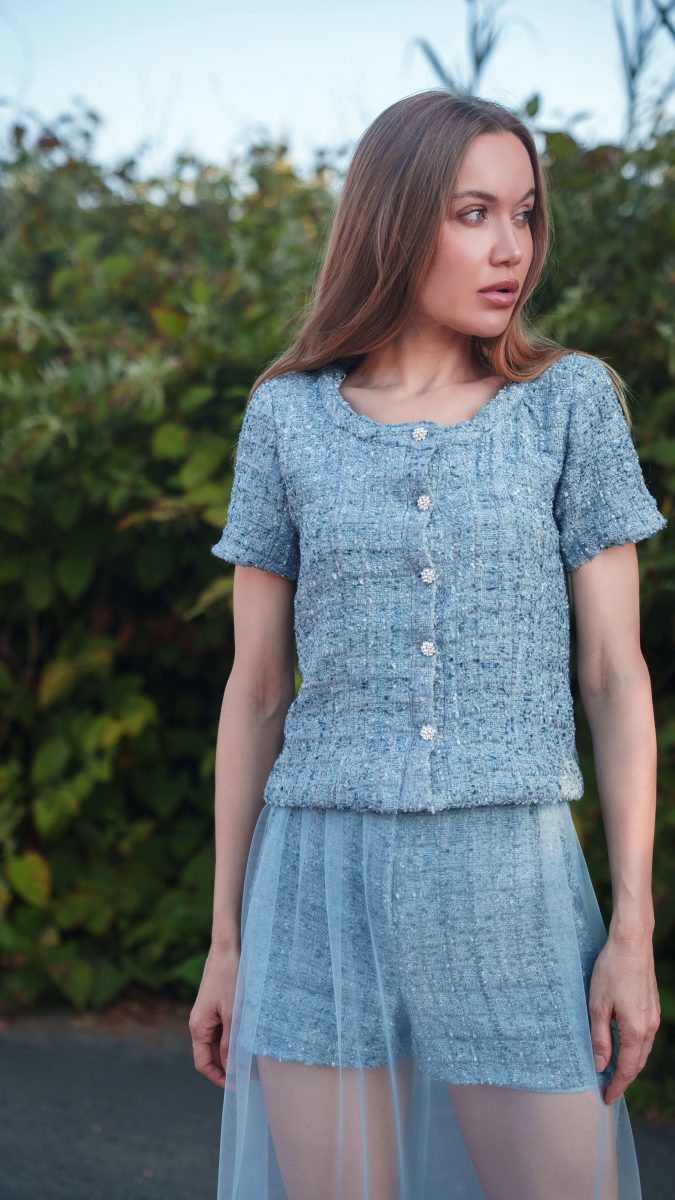 Cannes Ensemble Free Sewing Pattern - Model Photos - Mood Fabrics Sewciety Blog - Free Sewing Pattern MDF461