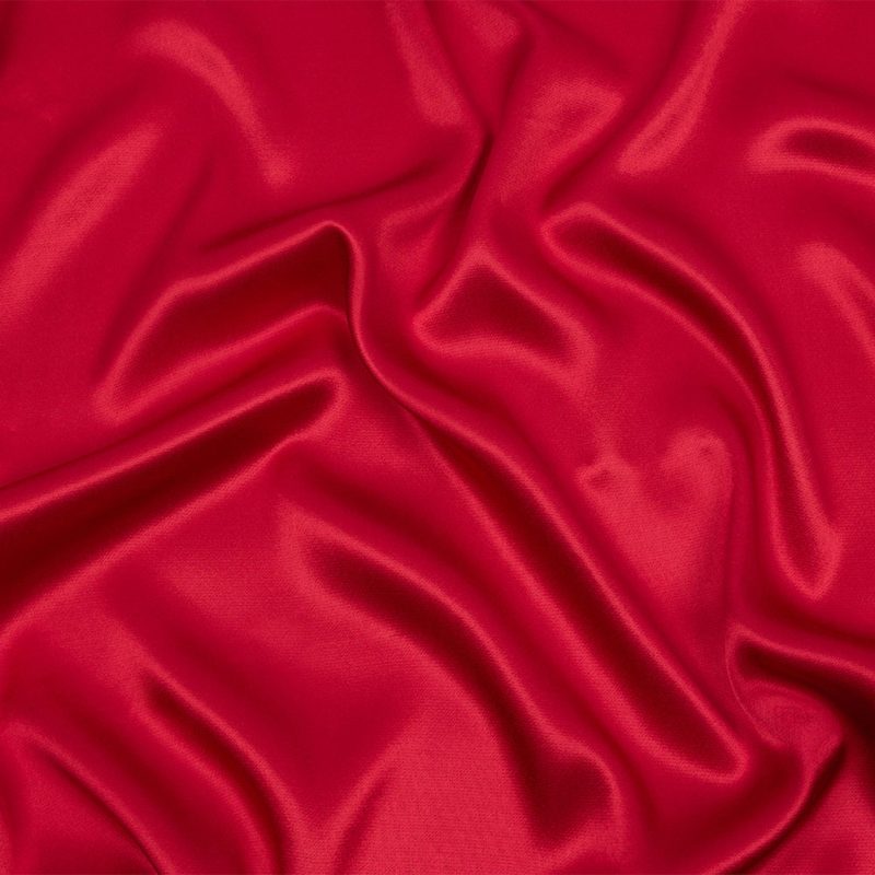 Material for sewing very own Halloween costume ideas. Sustainable Viscose Fluid Satin Red Elliana Collection Fashion Fabric Material for Vixen Slip Dress free sewing pattern costume ideas. Shop Mood Fabrics for your halloween costume making supplies.