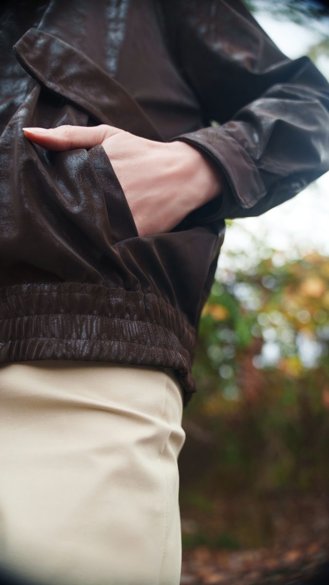 Joplin Jacket Free Sewing Pattern - Model Photos - Mood Fabrics Sewciety Blog - Free Sewing Pattern MDF468