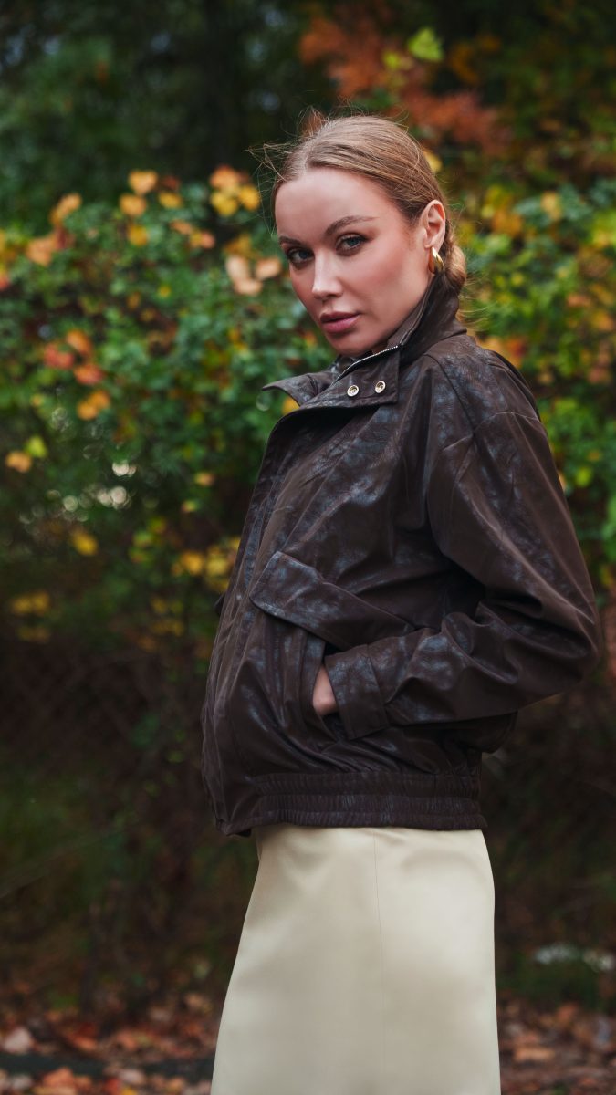 Joplin Jacket Free Sewing Pattern - Model Photos - Mood Fabrics Sewciety Blog - Free Sewing Pattern MDF468