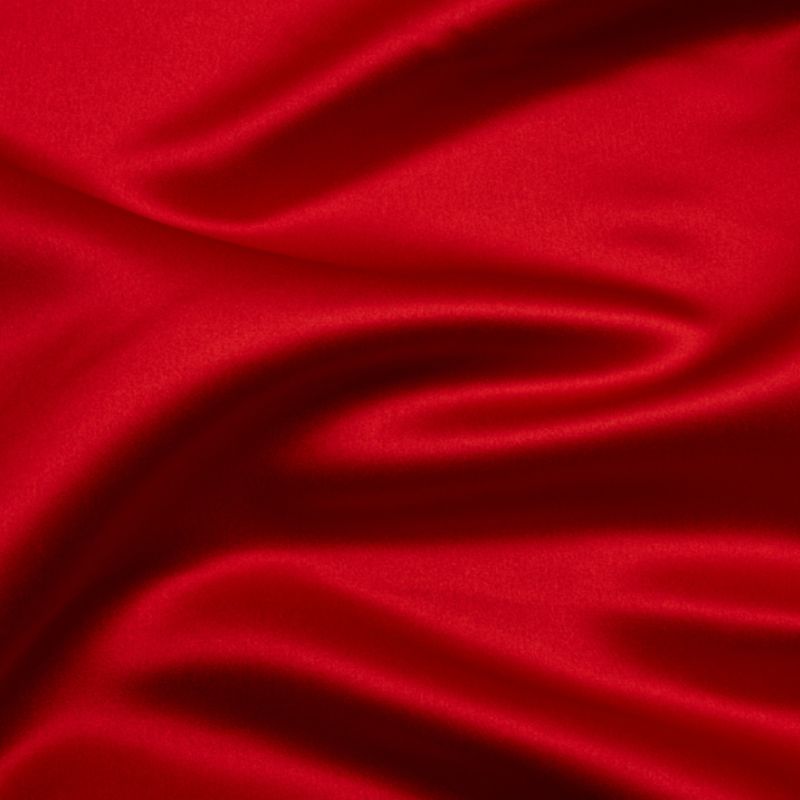 Lustrous, dramatically draped Premium Polyester Satin in Red fabric from the Gavia Collection by Mood, used for the Memoir Dress sewing pattern.