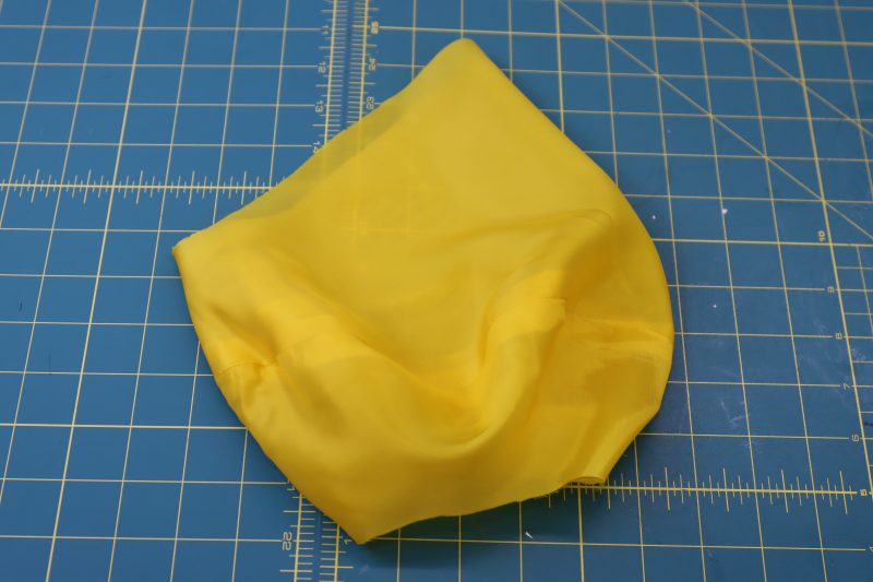 How To Pin Sew Sleeve LInings - Bemberg Lining - Mood Fabrics - Silverstone Mini Dress Free Sewing Pattern Tutorial - MDF489 - Mood Fabrics Sewciety Blog - Repeat for the sleeve lining.