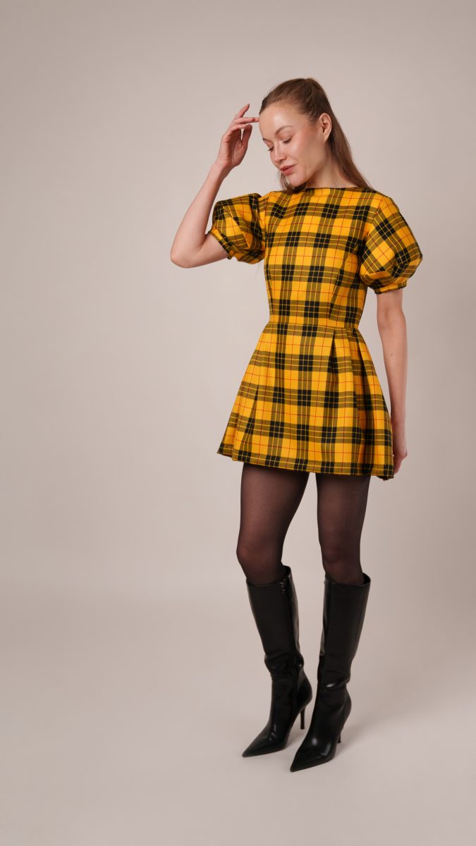 Silverstone Mini Dress Free Sewing Pattern - Model Photos - Mood Fabrics Sewciety Blog - Free Sewing Pattern MDF489