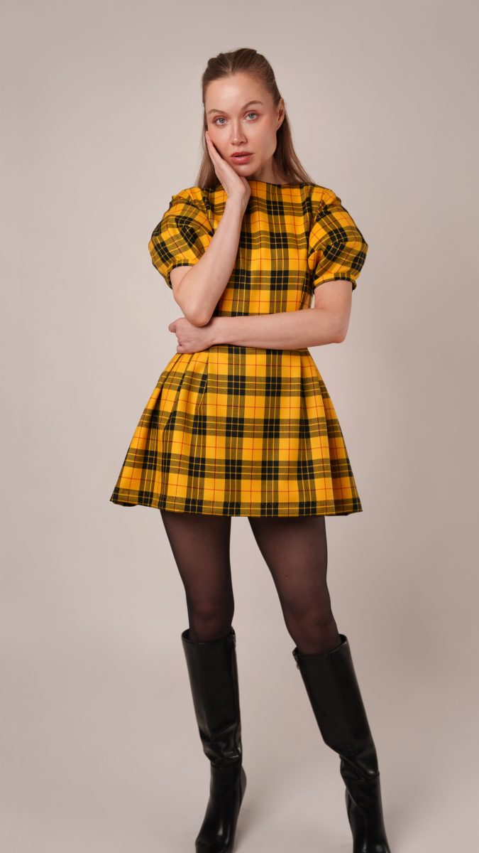 Silverstone Mini Dress Free Sewing Pattern - Model Photos - Mood Fabrics Sewciety Blog - Free Sewing Pattern MDF489