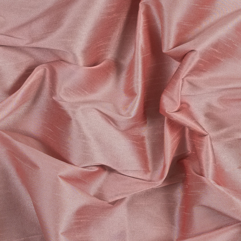 Polyester Shantung - Dusty Rose - Eirian Collection fabric perfect for Free Valentine's Day Sewing Projects such as the Venice V-Waist Dress Sewing Pattern free PDF download from Mood Fabrics Sewciety Blog.