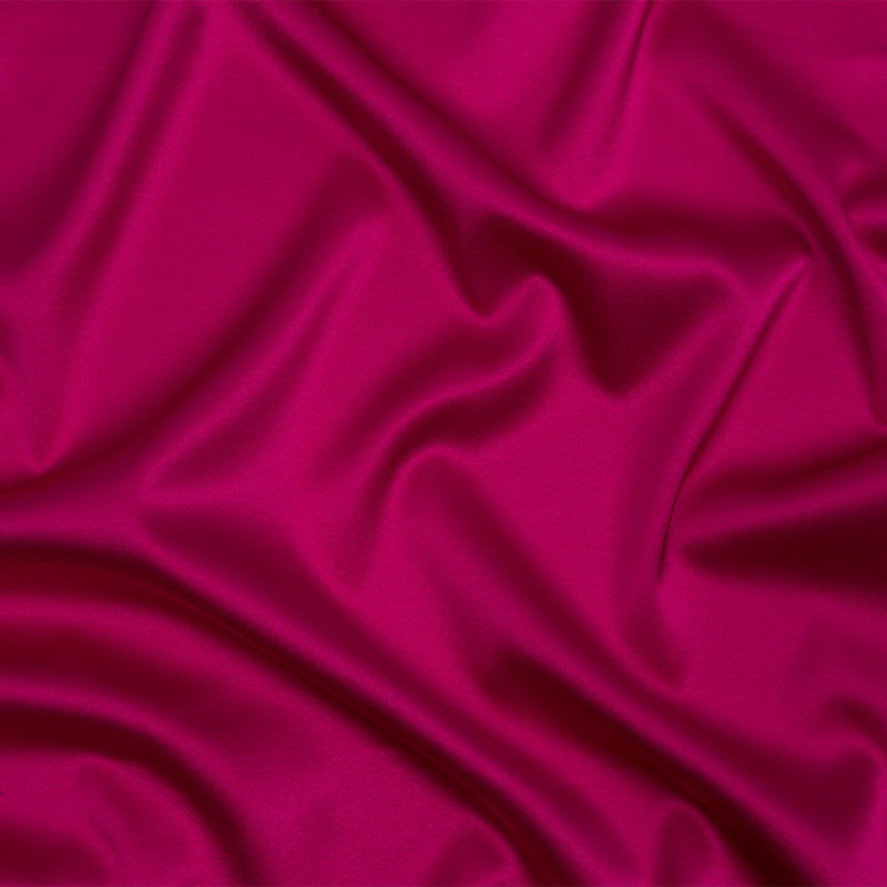 Silk Charmeuse 44" - Beetroot - Premium Collection fabric perfect for Free Valentine's Day Sewing Projects such as the Riverside Ruched Midi Dress Sewing Pattern free PDF download from Mood Fabrics Sewciety Blog.