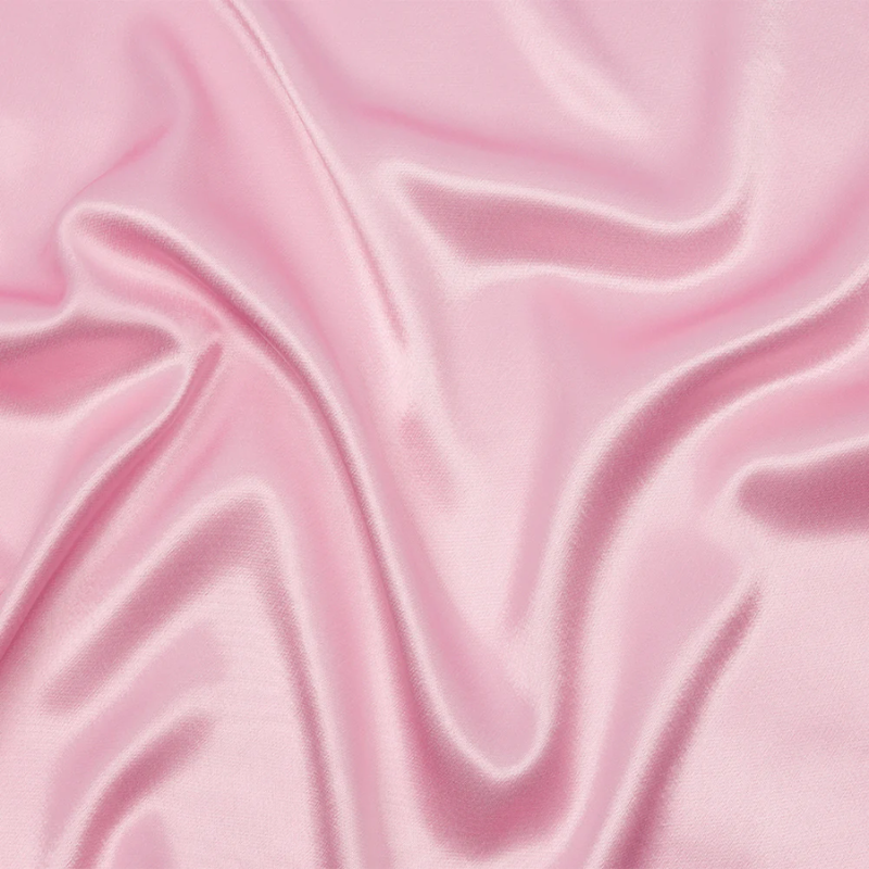 Sustainable Viscose Fluid Satin - Pink - Mood Exclusive Elliana Collection fabric perfect for Free Valentine's Day Sewing Projects such as the Vixen Slip Dress Sewing Pattern free PDF download from Mood Fabrics Sewciety Blog.