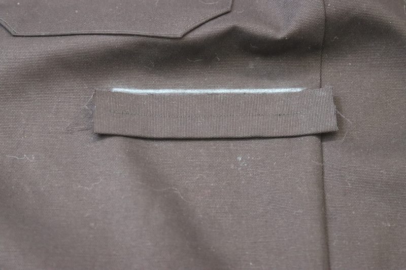 How To Sew Welt To Chalk LInes - Cotton Canvas - Mood Fabrics - Clarkston Carpenter Pants Free Sewing Pattern Tutorial - MDF503 - Mood Fabrics Sewciety Blog - Sew the welt to the bottom chalk line.