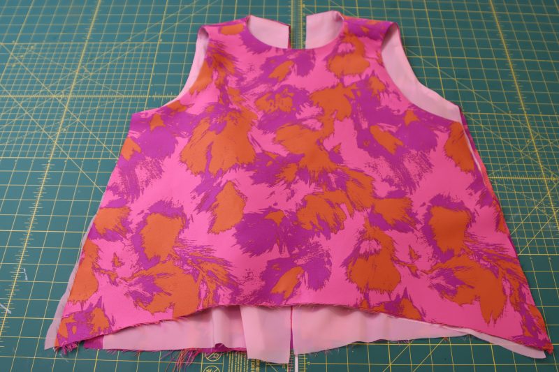 How To Layout Top - Luxury Polyester Brocade - Mood Fabrics - Chelsea Brocade Set Free Sewing Pattern Tutorial - MDF508 - Mood Fabrics Sewciety Blog - Layout the top.