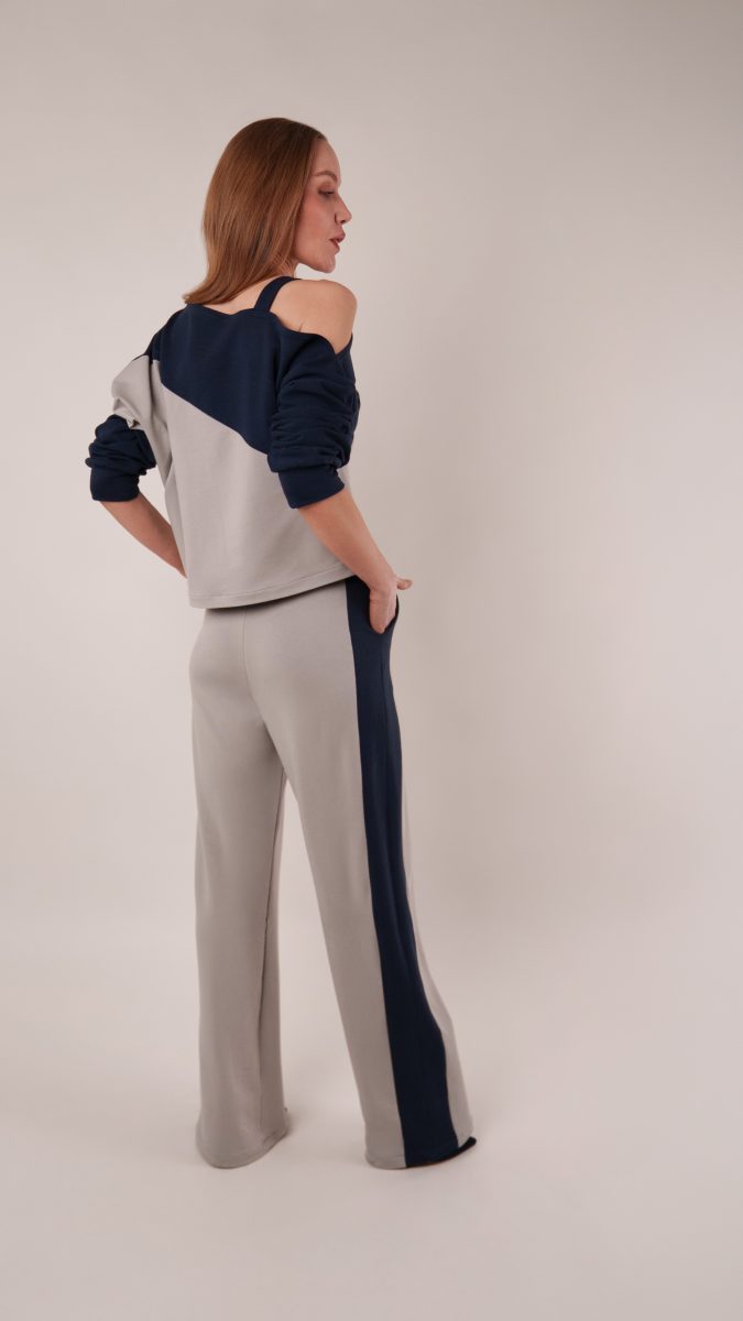 Chamonix Color Block Sweatsuit Free Sewing Pattern - Model Photos - Mood Fabrics Sewciety Blog - Free Sewing Pattern MDF511