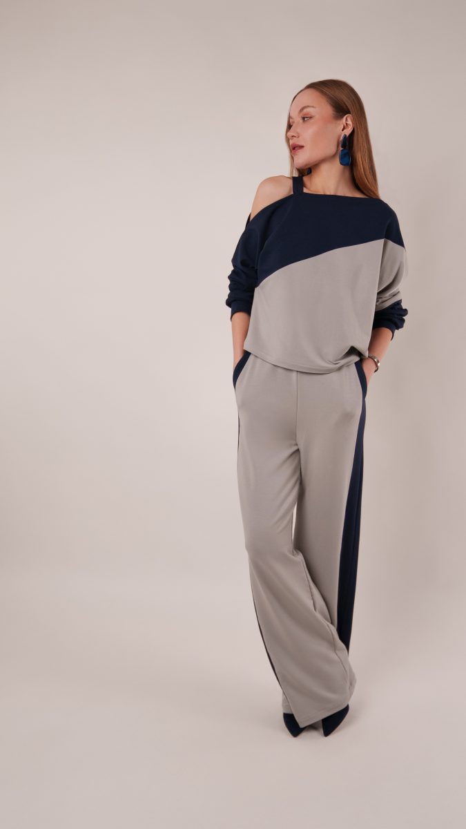 Chamonix Color Block Sweatsuit Free Sewing Pattern - Model Photos - Mood Fabrics Sewciety Blog - Free Sewing Pattern MDF511