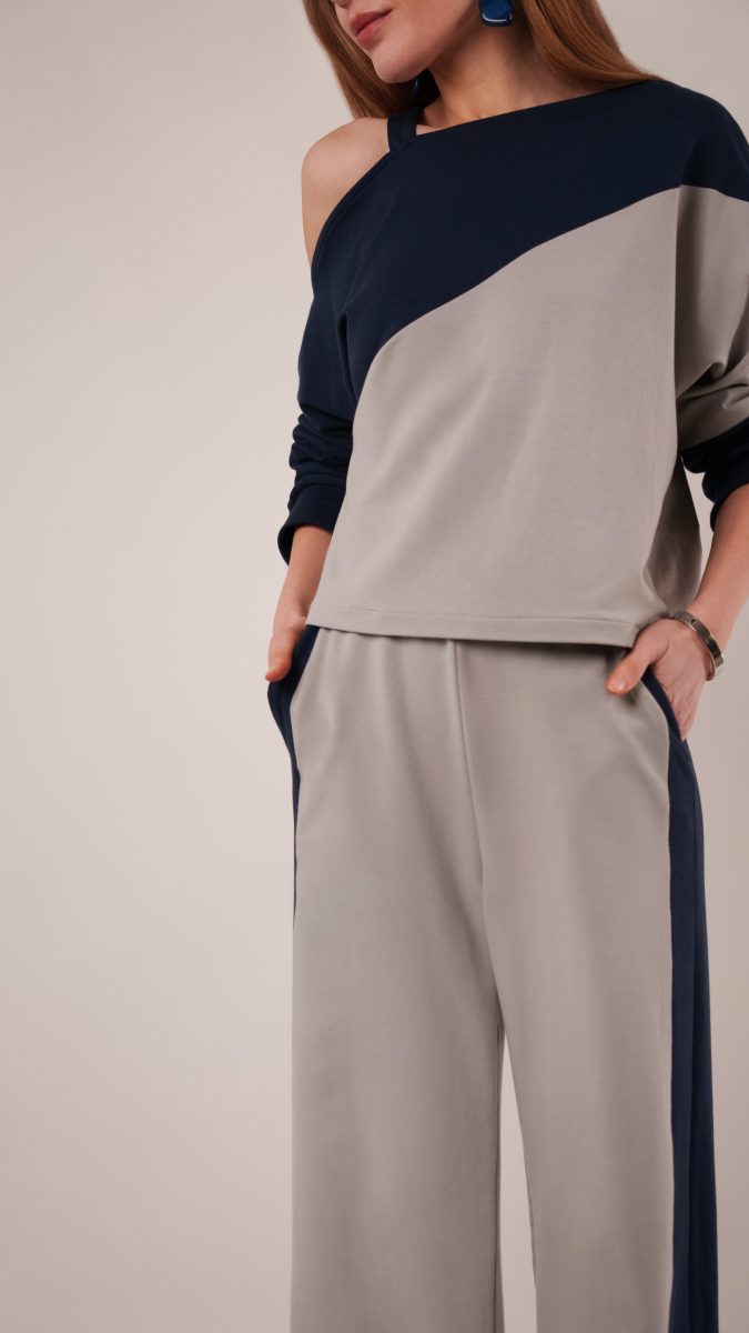 Chamonix Color Block Sweatsuit Free Sewing Pattern - Model Photos - Mood Fabrics Sewciety Blog - Free Sewing Pattern MDF511