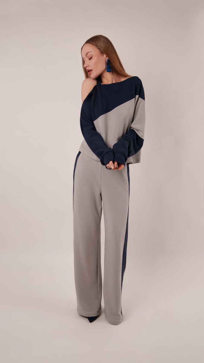 Chamonix Color Block Sweatsuit Free Sewing Pattern - Model Photos - Mood Fabrics Sewciety Blog - Free Sewing Pattern MDF511