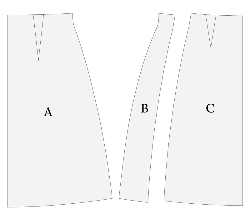 Marin Mini Skirt Free Sewing Pattern - Pattern Pieces - Mood Fabrics Sewciety Blog - Free Sewing Pattern MDF499