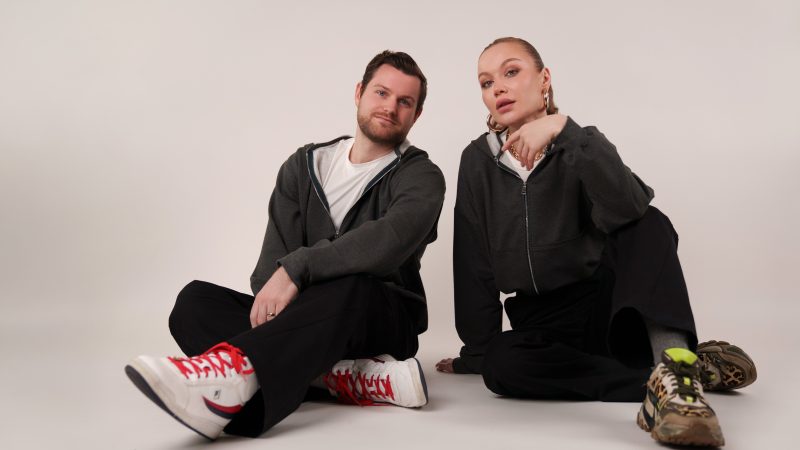 Clarkston Carpenter Pants and Colfax Carpenter Pants sewing patterns photographed with Spokane Hoodie and Harrington Hoodie Sewing Patterns on male and female models.