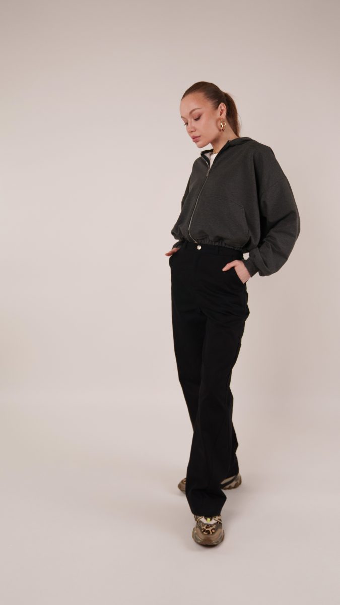 Clarkston Carpenter Pants and Colfax Carpenter Pants sewing patterns photographed with Spokane Hoodie and Harrington Hoodie Sewing Patterns.