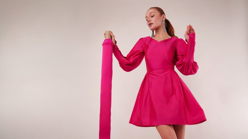 Biella Fit and Flare Dress Free Sewing Pattern - Model Photos - Mood Fabrics Sewciety Blog - Free Sewing Pattern MDF514