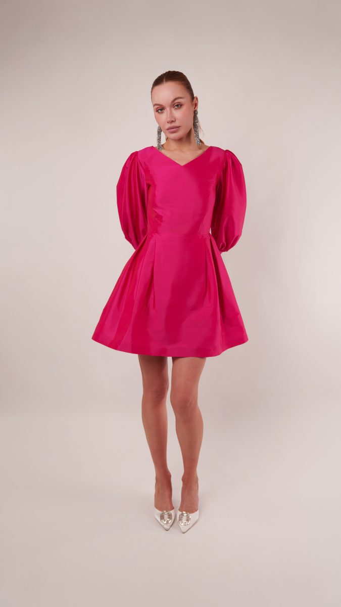 Biella Fit and Flare Dress Free Sewing Pattern - Model Photos - Mood Fabrics Sewciety Blog - Free Sewing Pattern MDF514