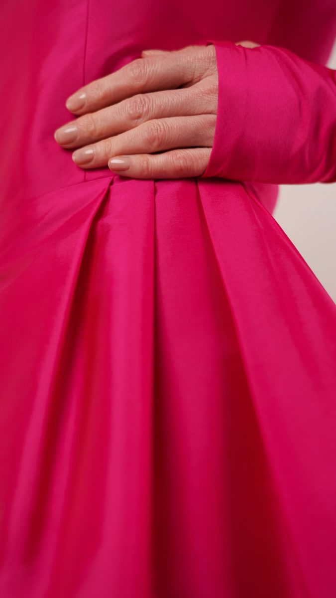 Biella Fit and Flare Dress Free Sewing Pattern - Model Photos - Mood Fabrics Sewciety Blog - Free Sewing Pattern MDF514
