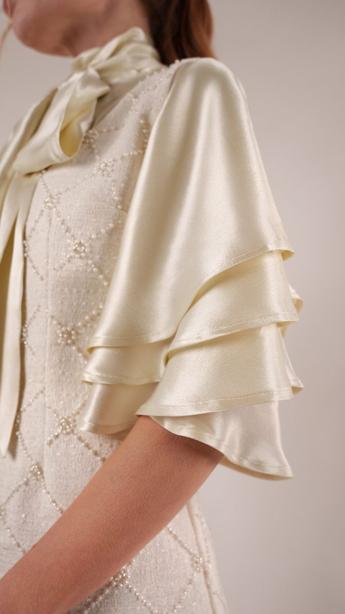 Deauville Cocktail Dress Free Sewing Pattern - Model Photos - Mood Fabrics Sewciety Blog - Free Sewing Pattern MDF517