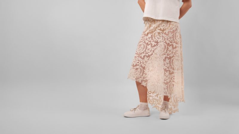 Taiga Trapeze Skirt Free Sewing Pattern - Model Photos - Mood Fabrics Sewciety Blog - Free Sewing Pattern MDF512