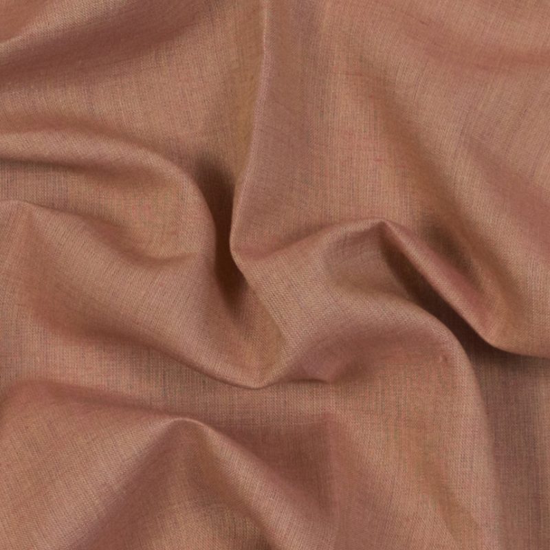 Two-Tone Linen Woven - Tan and Brick - Sanremo Collection fabric perfect for Free Resort Outfit Sewing Projects such as the Tecoma Top Topanga Ensemble Sewing Pattern free PDF download from Mood Fabrics Sewciety Blog.