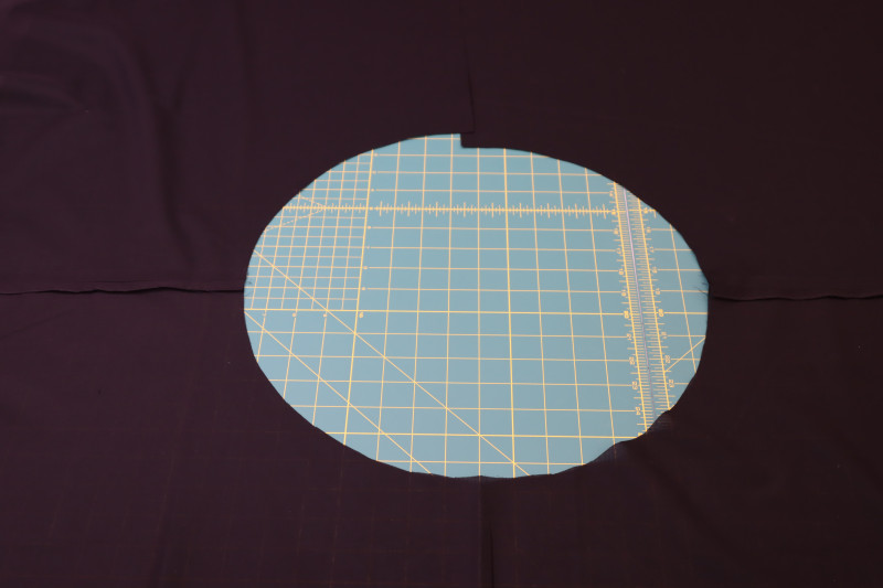 How To Press Petticoat Side Seams Open And Flat - Cotton Voile - Mood Fabrics - Reims Soirée Dress Free Sewing Pattern Tutorial - MDF521 - Mood Fabrics Sewciety Blog - Press the petticoat side seams open and flat.