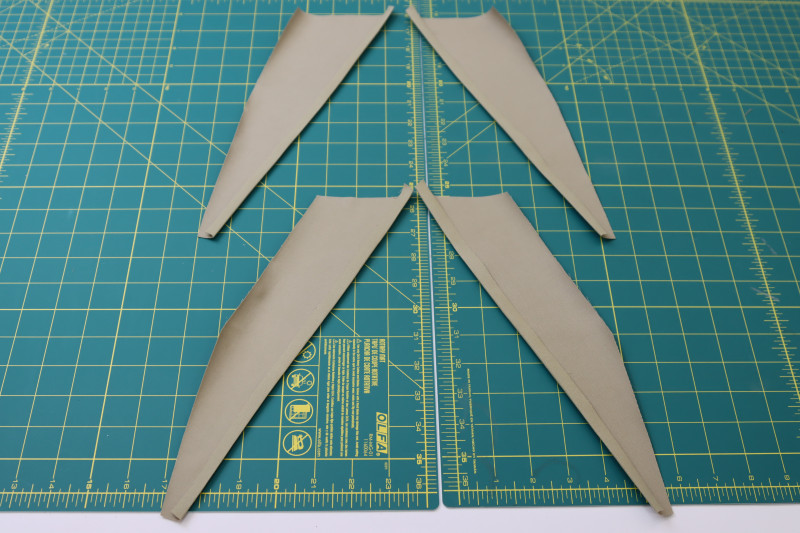 How To Fold Inner Edge Of Pocket Facings - Stretch Khaki Twill - Mood Fabrics - Lucca Tailored Barrel Leg Pants Free Sewing Pattern Tutorial - MDF524 - Mood Fabrics Sewciety Blog - Fold and press the inner edge of the pocket facings.