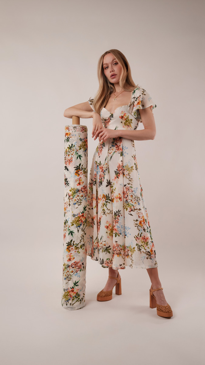 Valensole Paneled Gown Free Sewing Pattern | Mood Fabrics