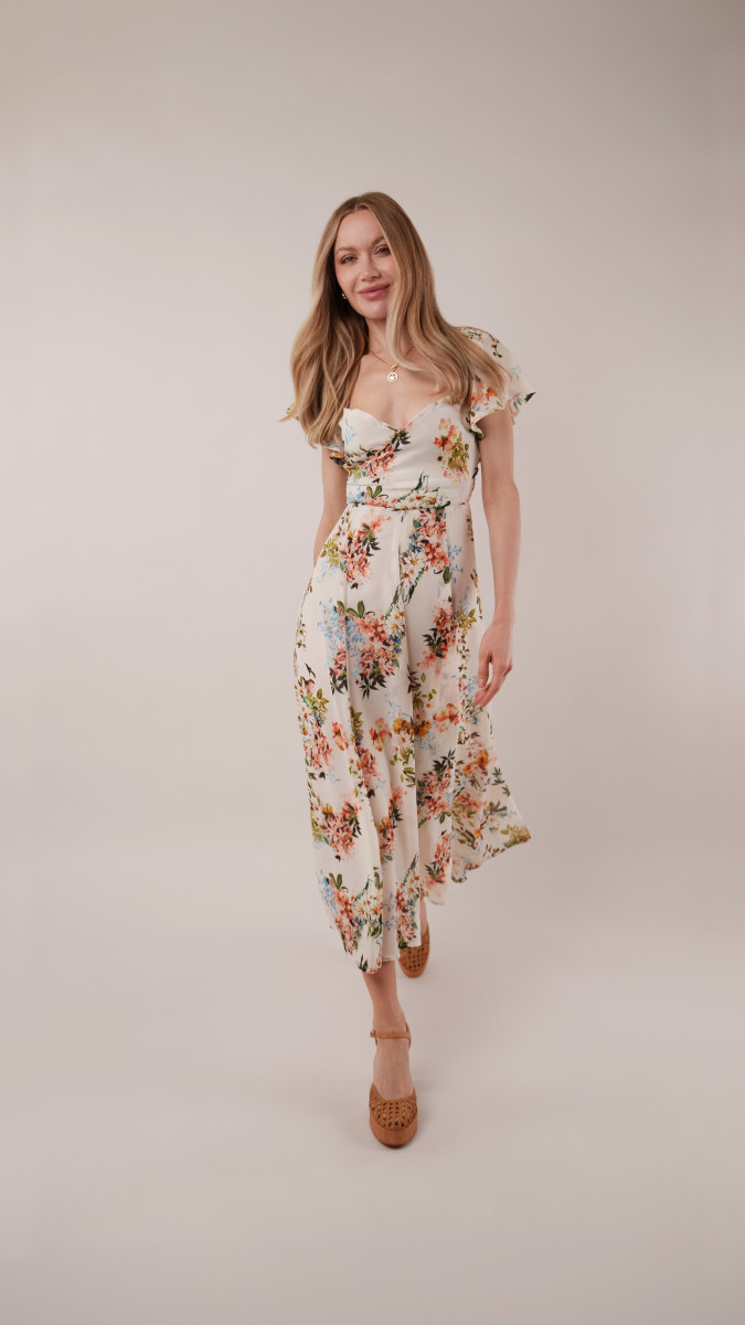 The Valensole Paneled Gown Free Sewing Pattern - Model Photos - Mood Fabrics Sewciety Blog - Free Sewing Pattern MDF526