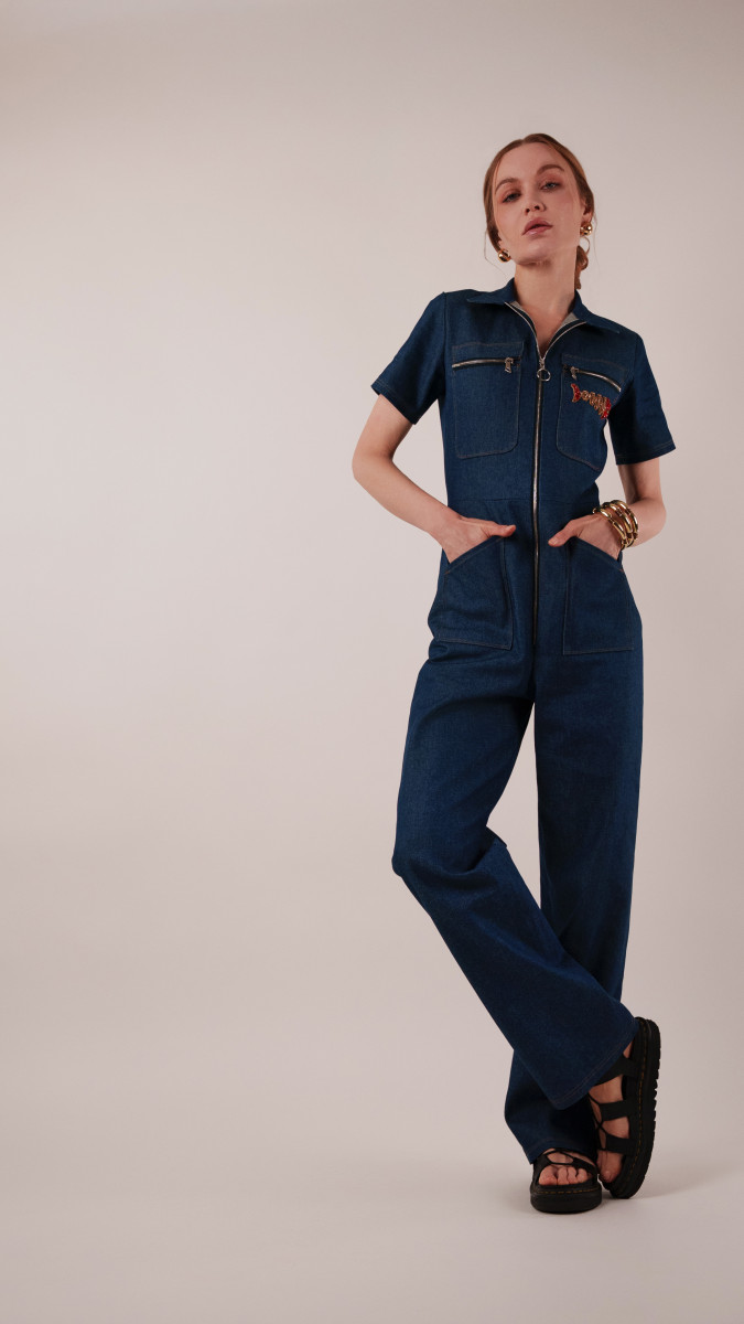 The Merit Jumpsuit Free Sewing Pattern - Model Photos - Mood Fabrics Sewciety Blog - Free Sewing Pattern MDF525