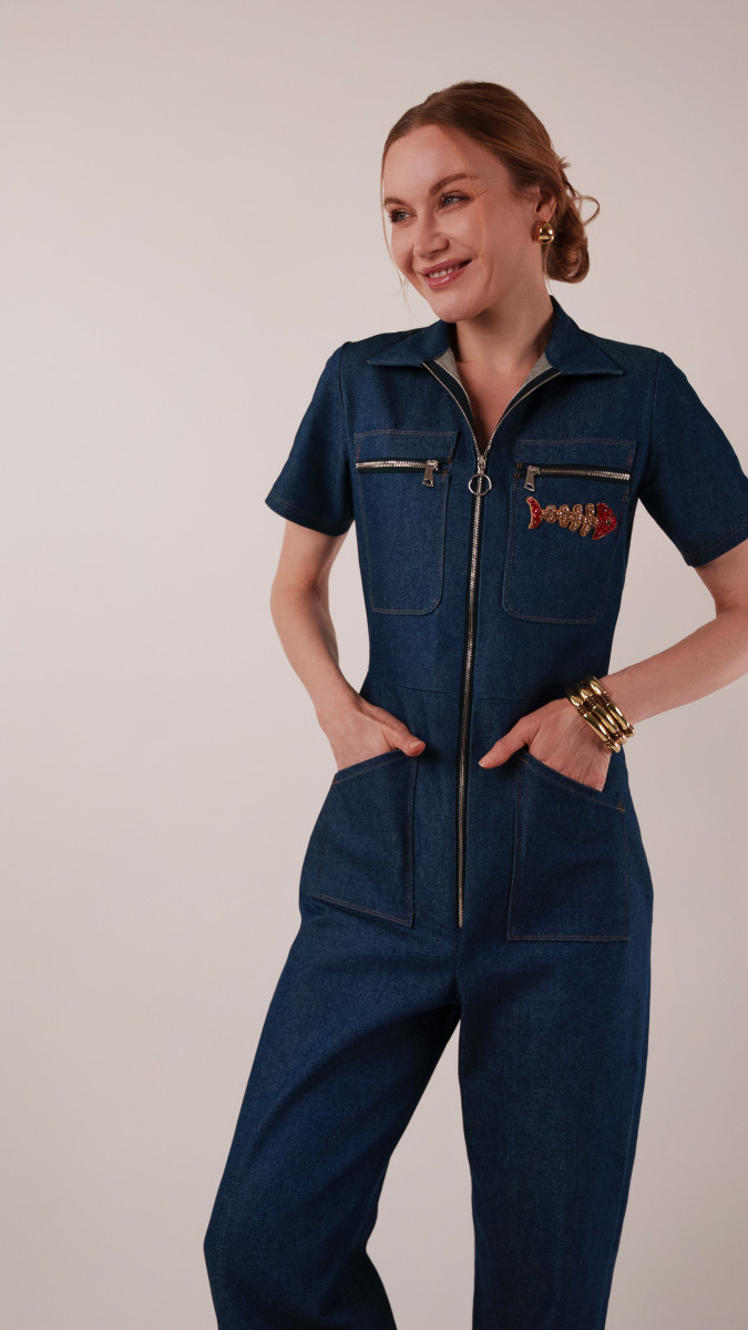 The Merit Jumpsuit Free Sewing Pattern - Model Photos - Mood Fabrics Sewciety Blog - Free Sewing Pattern MDF525