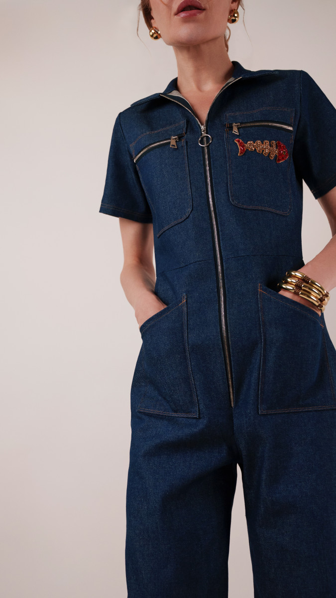 The Merit Jumpsuit Free Sewing Pattern - Model Photos - Mood Fabrics Sewciety Blog - Free Sewing Pattern MDF525